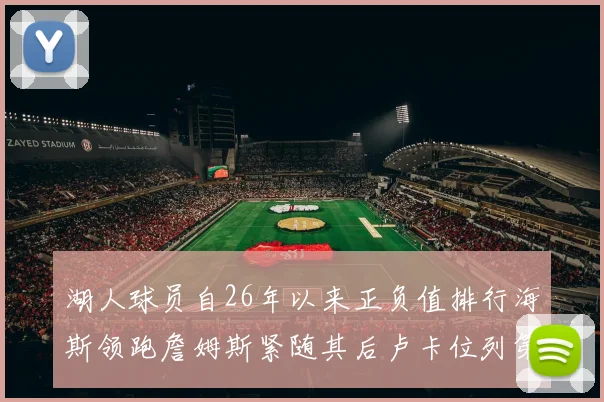 湖人球员自26年以来正负值排行海斯领跑詹姆斯紧随其后卢卡位列第五